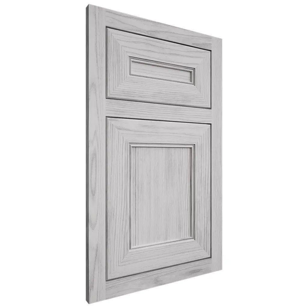 Shiloh Cabinetry Flush Inset Landes Walnut Plain Cut Stratus Door