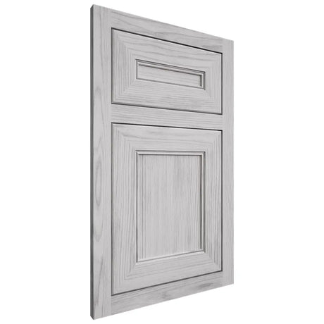 Shiloh Cabinetry Flush Inset Landes Walnut Plain Cut Stratus Door