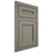 Shiloh Cabinetry Flush Inset Landes Walnut Plain Cut Thyme Door