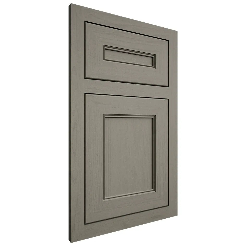 Shiloh Cabinetry Flush Inset Landes Walnut Plain Cut Thyme Door