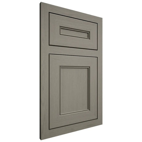 Shiloh Cabinetry Flush Inset Landes Walnut Plain Cut Thyme Door
