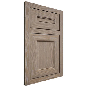 Shiloh Cabinetry Flush Inset Landes White Oak Plain Cut Almond Door