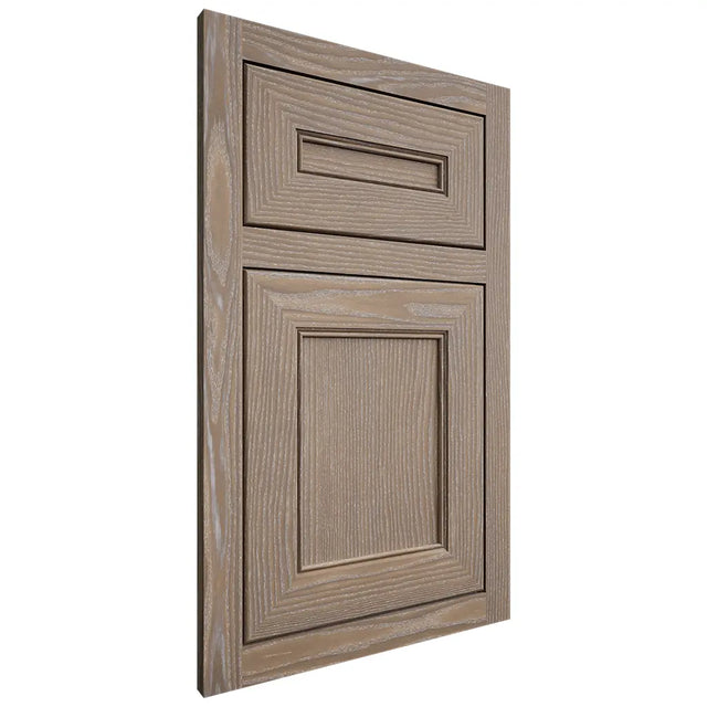 Shiloh Cabinetry Flush Inset Landes White Oak Plain Cut Almond Door