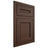 Shiloh Cabinetry Flush Inset Landes White Oak Plain Cut Braun Door