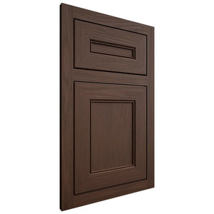 Shiloh Cabinetry Flush Inset Landes White Oak Plain Cut Braun Door