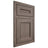 Shiloh Cabinetry Flush Inset Landes White Oak Plain Cut Clay Door