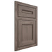 Shiloh Cabinetry Flush Inset Landes White Oak Plain Cut Clay Door
