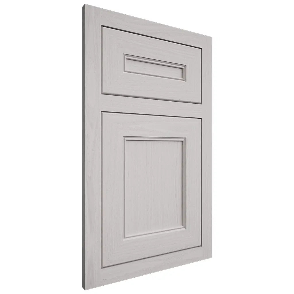 Shiloh Cabinetry Flush Inset Landes White Oak Plain Cut Cotton Door