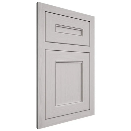 Shiloh Cabinetry Flush Inset Landes White Oak Plain Cut Cotton Door