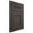 Shiloh Cabinetry Flush Inset Landes White Oak Plain Cut Creekside Door