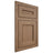 Shiloh Cabinetry Flush Inset Landes White Oak Plain Cut Medium Door