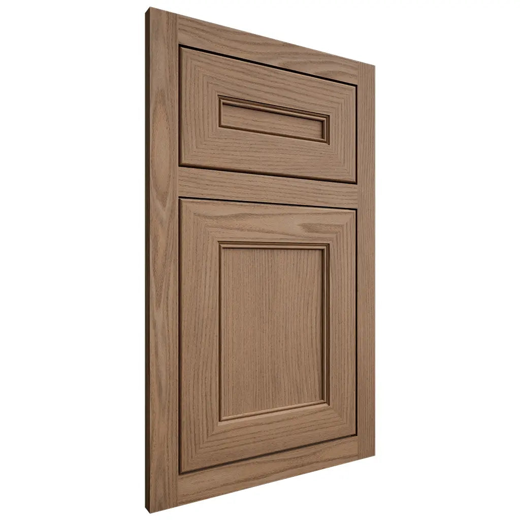 Shiloh Cabinetry Flush Inset Landes White Oak Plain Cut Medium Door