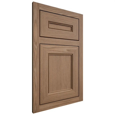 Shiloh Cabinetry Flush Inset Landes White Oak Plain Cut Medium Door