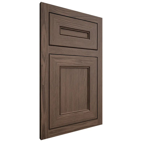 Shiloh Cabinetry Flush Inset Landes White Oak Plain Cut Mineral Door