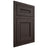 Shiloh Cabinetry Flush Inset Landes White Oak Plain Cut Morel Door