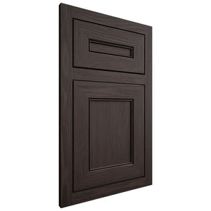 Shiloh Cabinetry Flush Inset Landes White Oak Plain Cut Morel Door