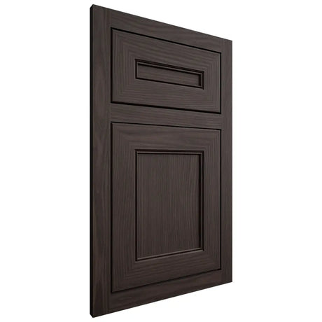 Shiloh Cabinetry Flush Inset Landes White Oak Plain Cut Morel Door