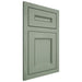 Shiloh Cabinetry Flush Inset Landes White Oak Plain Cut Moss Door