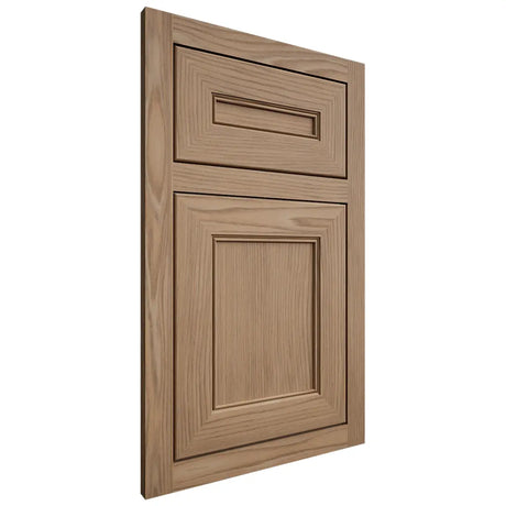 Shiloh Cabinetry Flush Inset Landes White Oak Plain Cut Natural Door