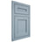 Shiloh Cabinetry Flush Inset Landes White Oak Plain Cut Sky Door