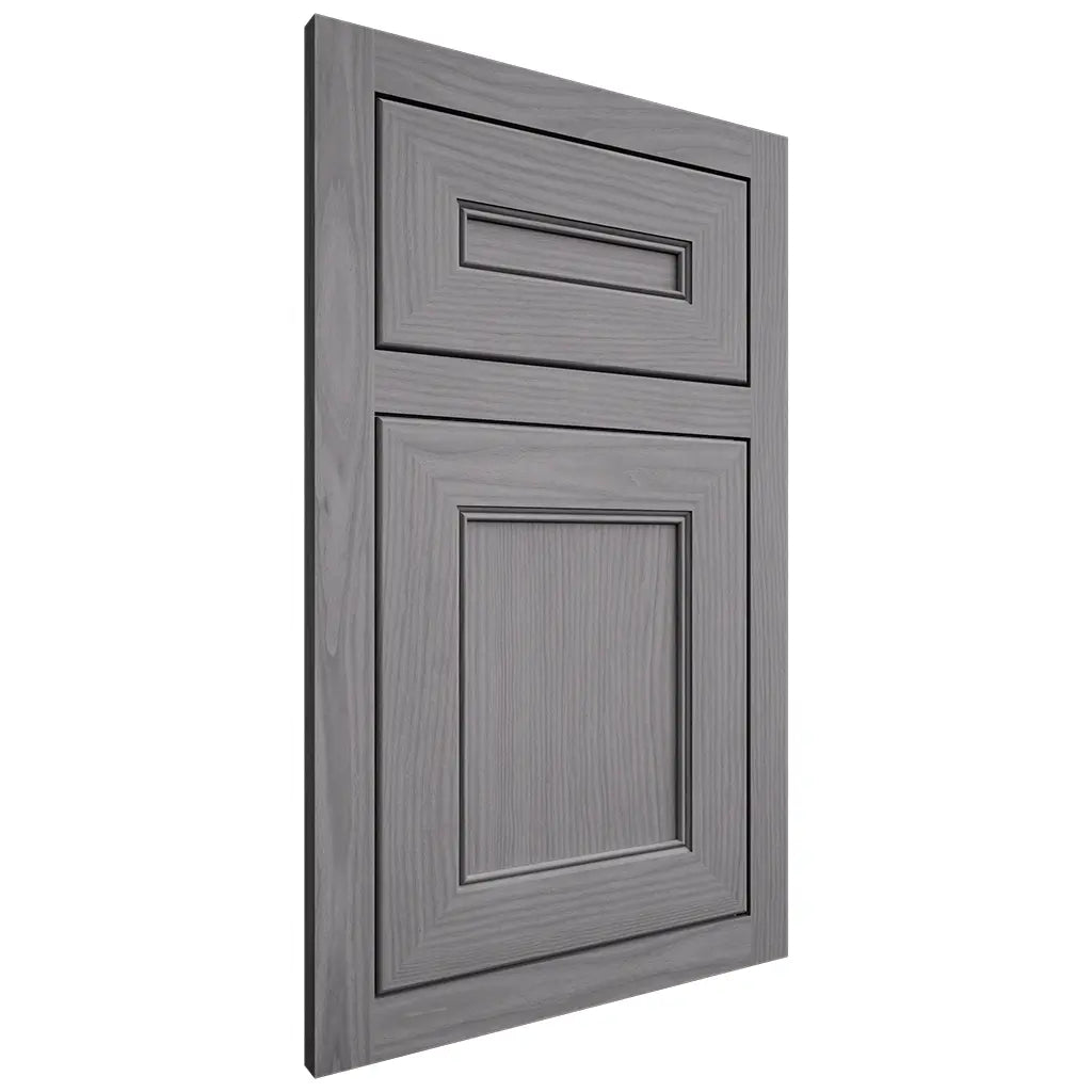 Shiloh Cabinetry Flush Inset Landes White Oak Plain Cut Sterling Door