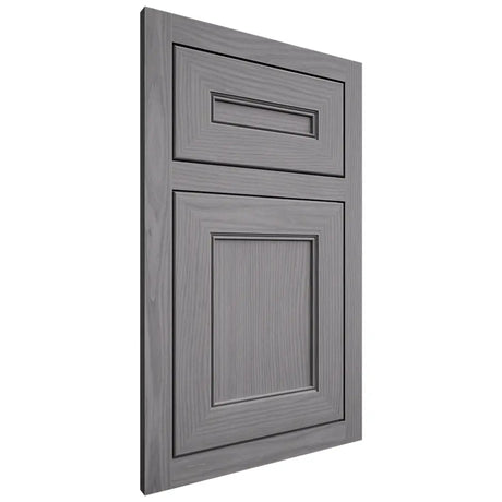 Shiloh Cabinetry Flush Inset Landes White Oak Plain Cut Sterling Door