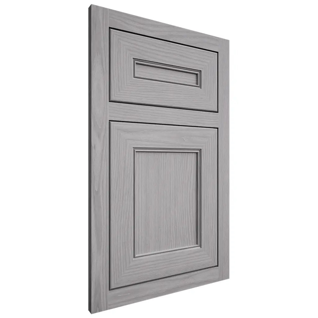 Shiloh Cabinetry Flush Inset Landes White Oak Plain Cut Stratus Door