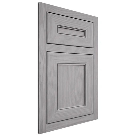 Shiloh Cabinetry Flush Inset Landes White Oak Plain Cut Stratus Door
