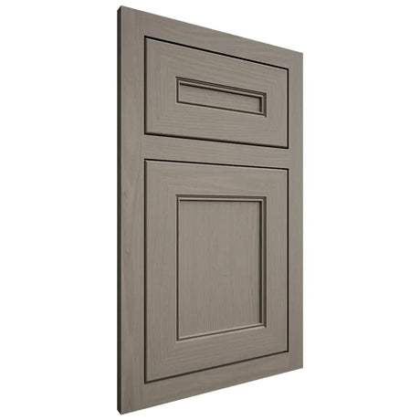 Shiloh Cabinetry Flush Inset Landes White Oak Plain Cut Thyme Door