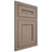 Shiloh Cabinetry Flush Inset Landes White Oak Quarter Sawn Almond Door