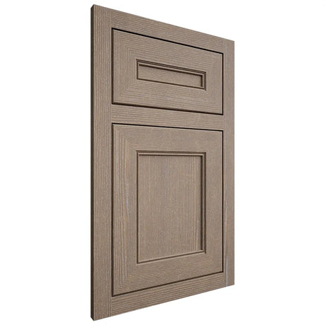 Shiloh Cabinetry Flush Inset Landes White Oak Quarter Sawn Almond Door