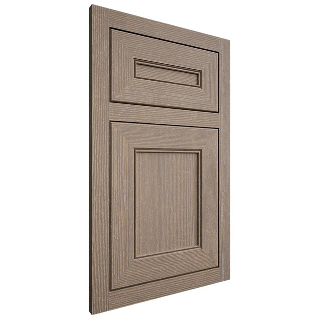 Shiloh Cabinetry Flush Inset Landes White Oak Quarter Sawn Almond Door