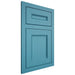 Shiloh Cabinetry Flush Inset Landes White Oak Quarter Sawn Aqua Door