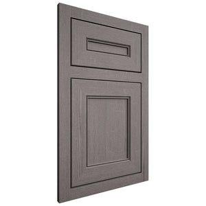 Shiloh Cabinetry Flush Inset Landes White Oak Quarter Sawn Flagstone Door