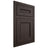 Shiloh Cabinetry Flush Inset Landes White Oak Quarter Sawn Morel Door