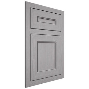 Shiloh Cabinetry Flush Inset Landes White Oak Quarter Sawn Stratus Door