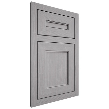 Shiloh Cabinetry Flush Inset Landes White Oak Quarter Sawn Stratus Door