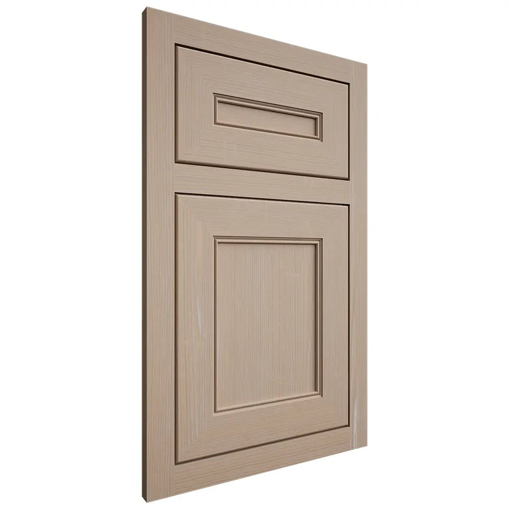 Shiloh Cabinetry Flush Inset Landes White Oak Quarter Sawn Straw Door