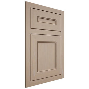 Shiloh Cabinetry Flush Inset Landes White Oak Quarter Sawn Straw Door