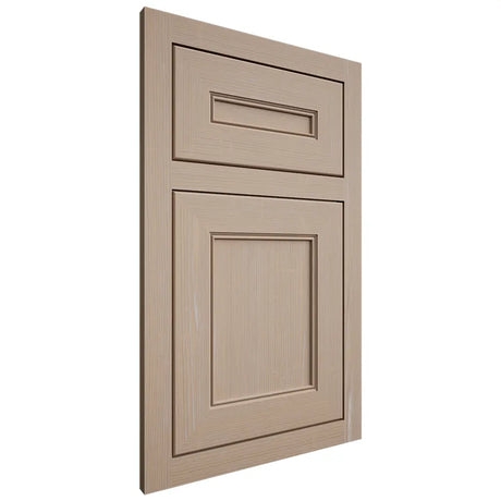 Shiloh Cabinetry Flush Inset Landes White Oak Quarter Sawn Straw Door