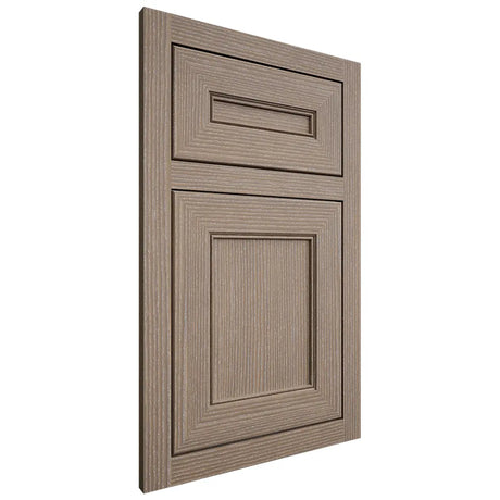 Shiloh Cabinetry Flush Inset Landes White Oak Rift Cut Almond Door
