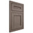 Shiloh Cabinetry Flush Inset Landes White Oak Rift Cut Clay Door