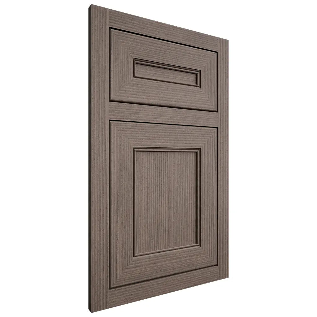 Shiloh Cabinetry Flush Inset Landes White Oak Rift Cut Clay Door