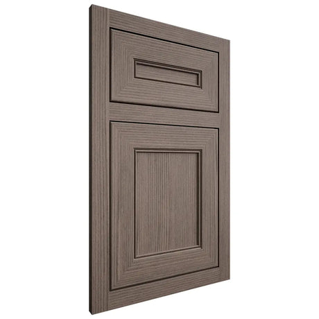 Shiloh Cabinetry Flush Inset Landes White Oak Rift Cut Clay Door