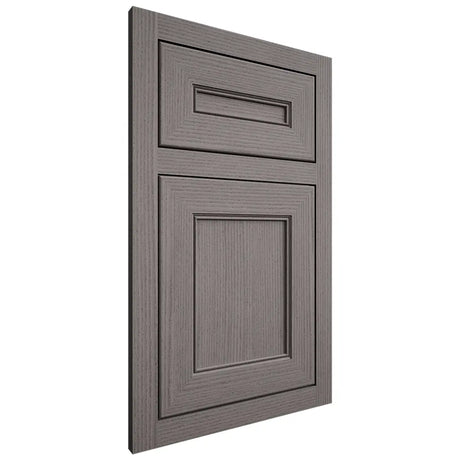 Shiloh Cabinetry Flush Inset Landes White Oak Rift Cut Flagstone Door