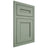 Shiloh Cabinetry Flush Inset Landes White Oak Rift Cut Moss Door