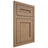Shiloh Cabinetry Flush Inset Landes White Oak Rift Cut Natural Door