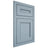 Shiloh Cabinetry Flush Inset Landes White Oak Rift Cut Sky Door