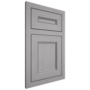 Shiloh Cabinetry Flush Inset Landes White Oak Rift Cut Stratus Door