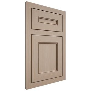 Shiloh Cabinetry Flush Inset Landes White Oak Rift Cut Straw Door
